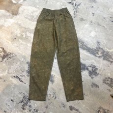 画像1: OLD ALL OVER PATTERN TAPERED PANTS / W24~ / MADE IN USA (1)