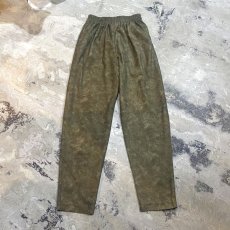 画像2: OLD ALL OVER PATTERN TAPERED PANTS / W24~ / MADE IN USA (2)