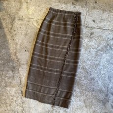 画像4: 【RALPH LAUREN】FRINGE WOOL WRAP SKIRT / W25 (4)