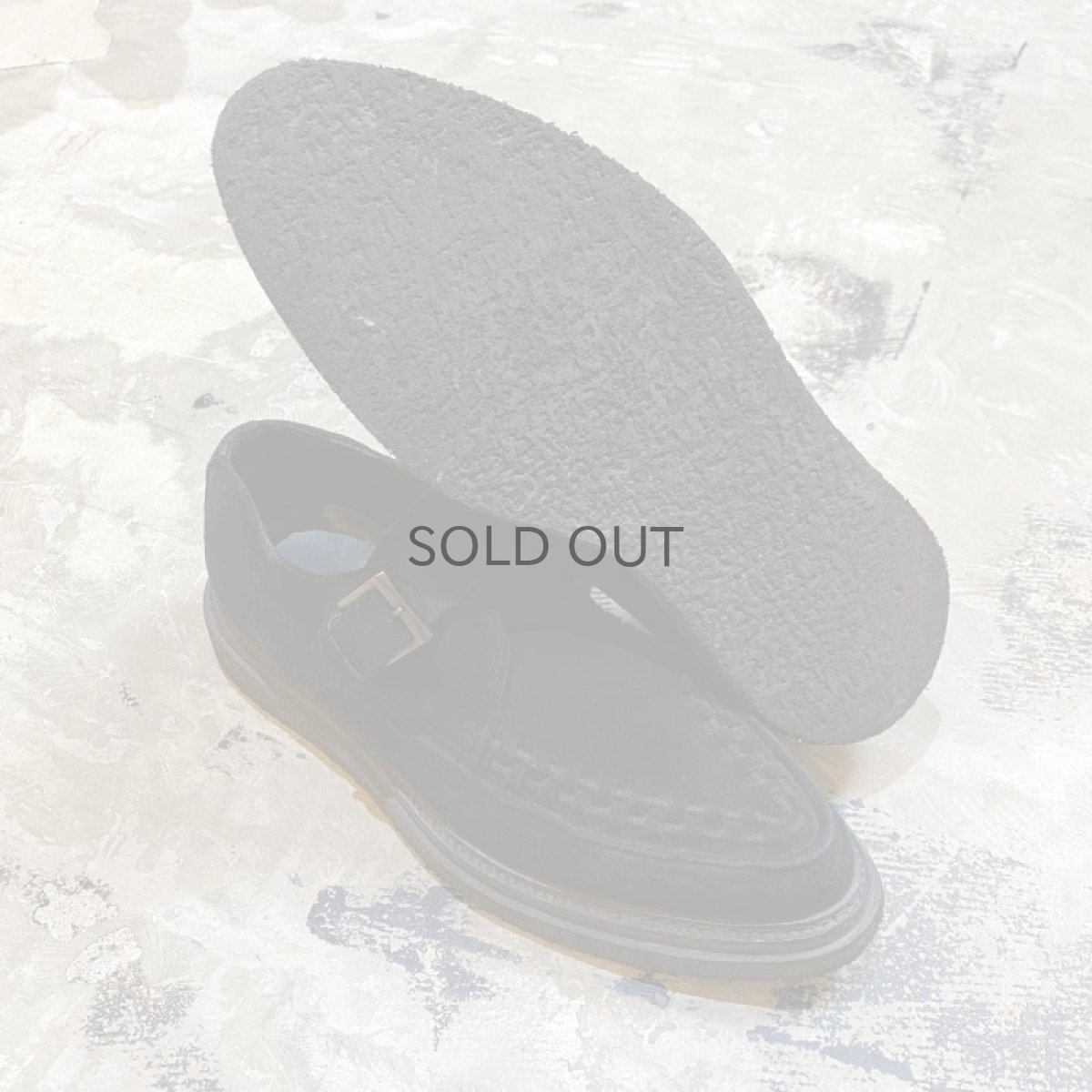 画像2: 【ALL SAINTS】MONK STRAP CREEPER SHOES / 41 (2)