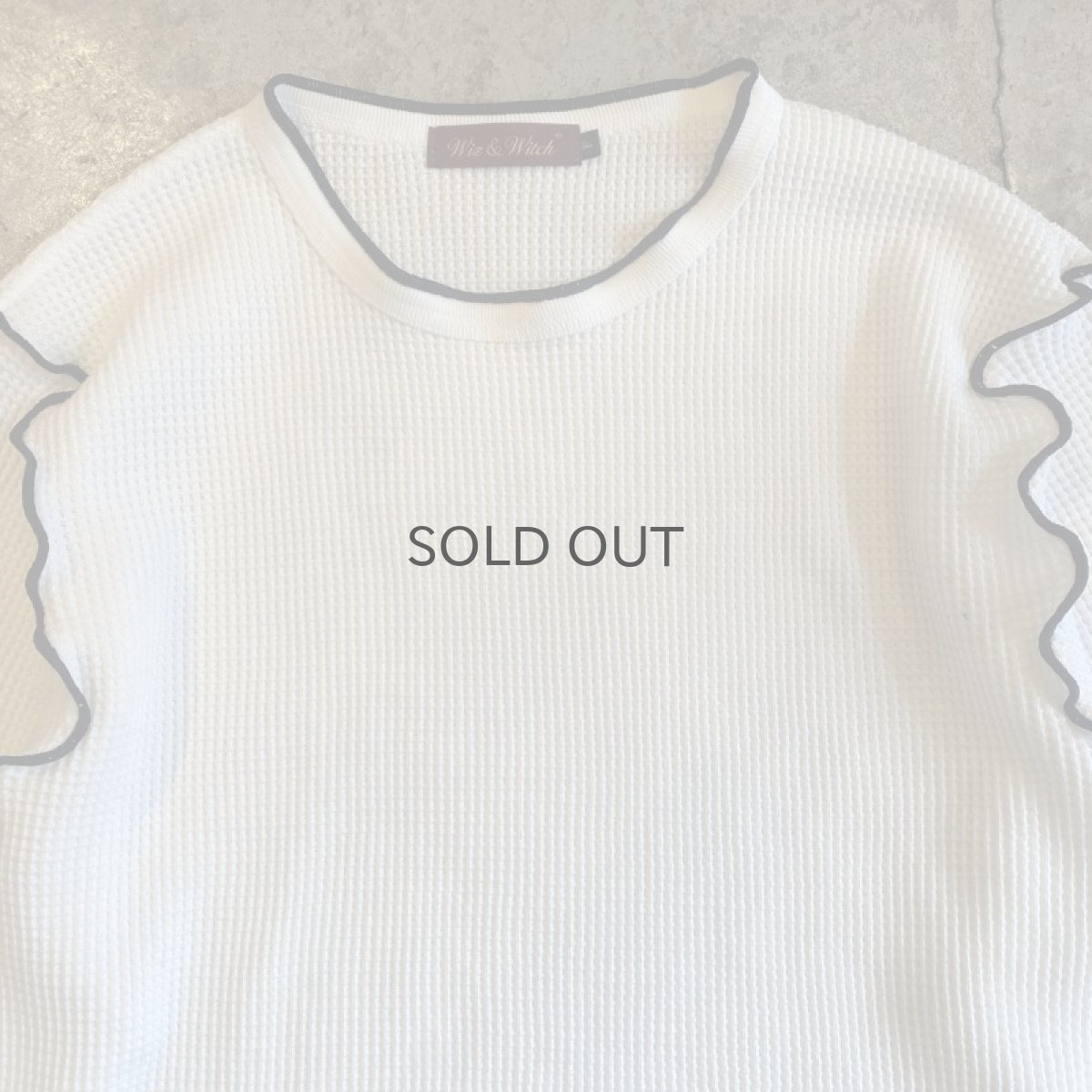 画像5: 【Wiz&Witch】"OUT STITCH" THERMAL L/S TEE / OS (5)