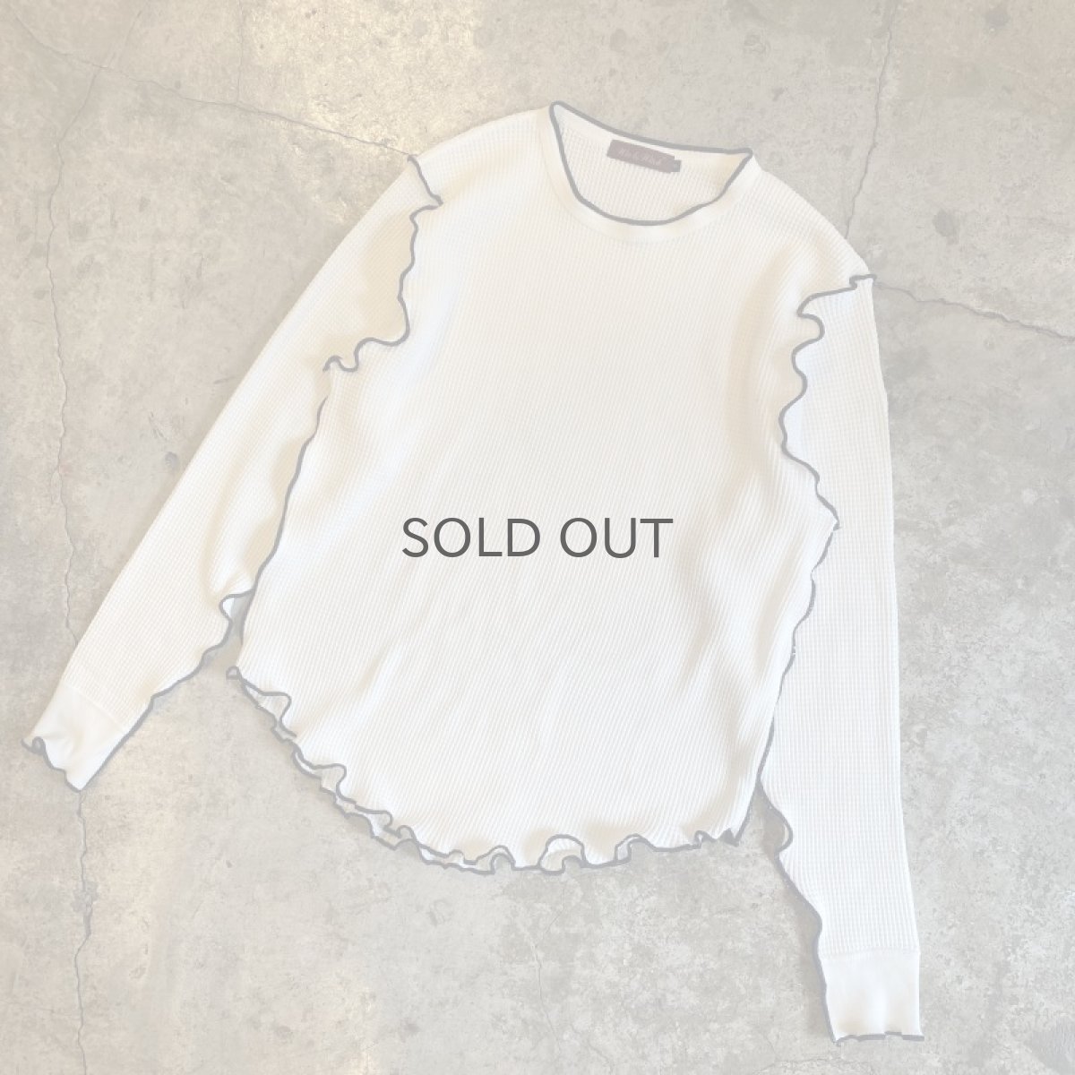 画像4: 【Wiz&Witch】"OUT STITCH" THERMAL L/S TEE / OS (4)