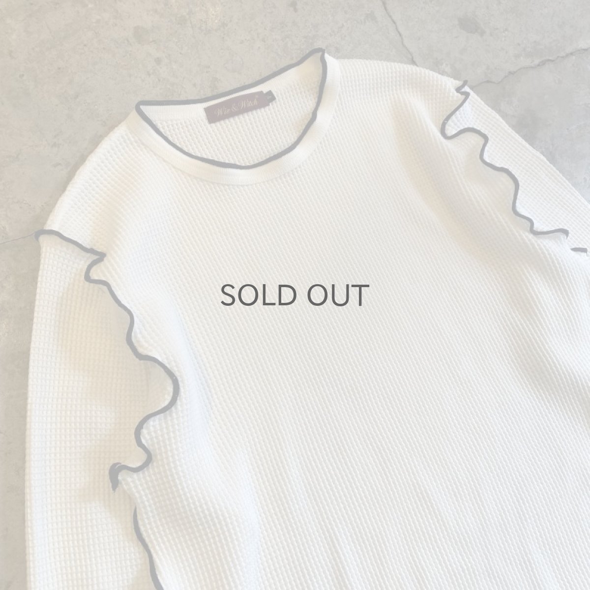 画像3: 【Wiz&Witch】"OUT STITCH" THERMAL L/S TEE / OS (3)