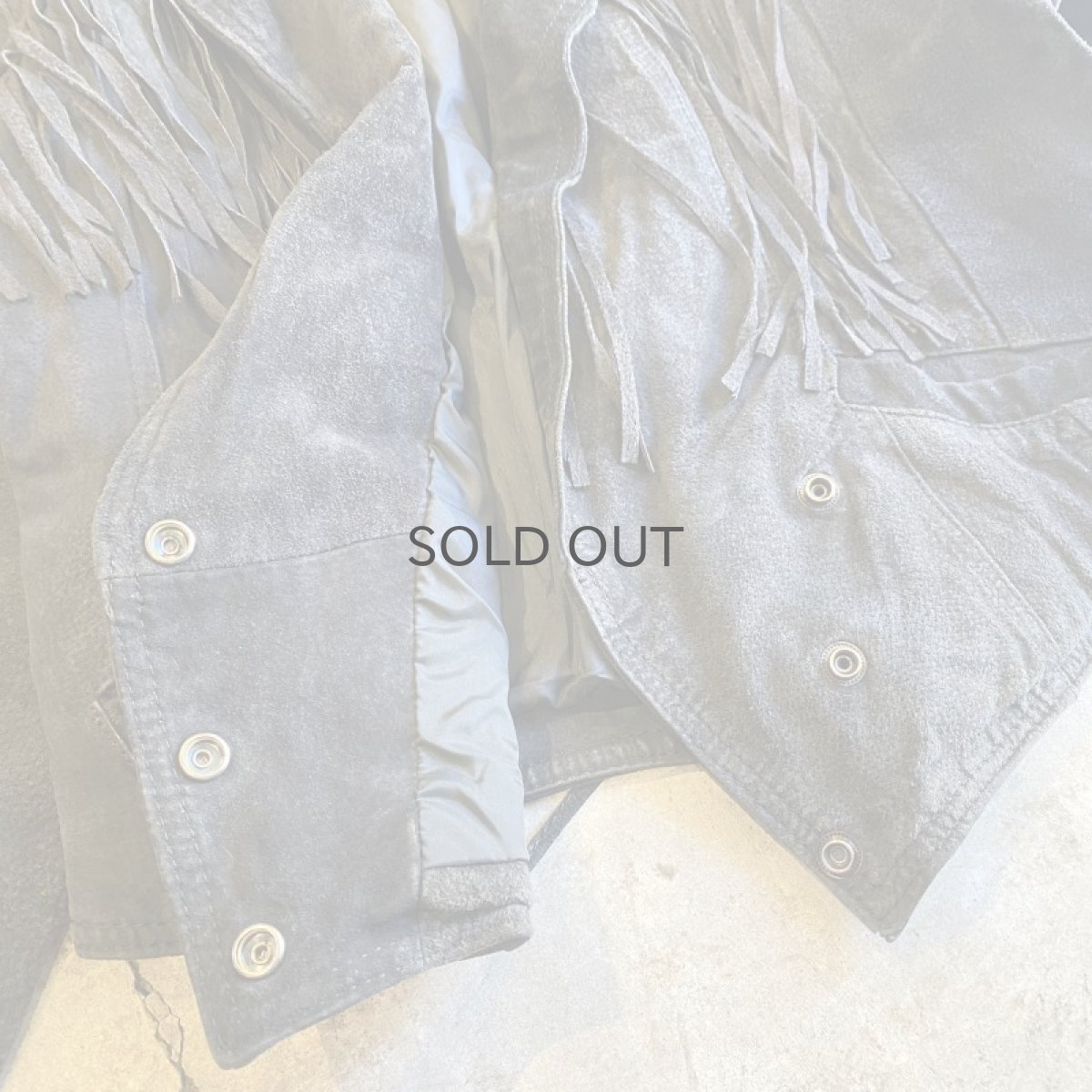 画像7: FRINGE DESIGN SUEDE SHORT JACKET / Ladies M  (7)
