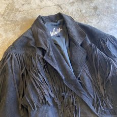 画像3: FRINGE DESIGN SUEDE SHORT JACKET / Ladies M  (3)