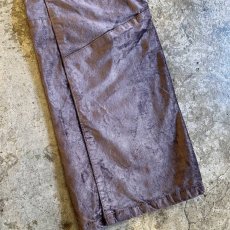 画像6: 【FREE PEOPLE】SHINY BROWN COLOR VELVET FLARE PANTS / W30 (6)