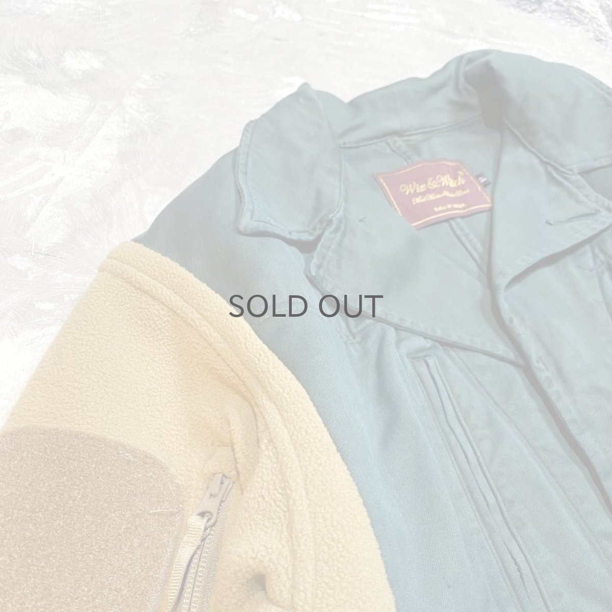 画像3: 【Wiz&Witch】"UNITED" MIX FABRIC MILITARY JACKET / OS (3)