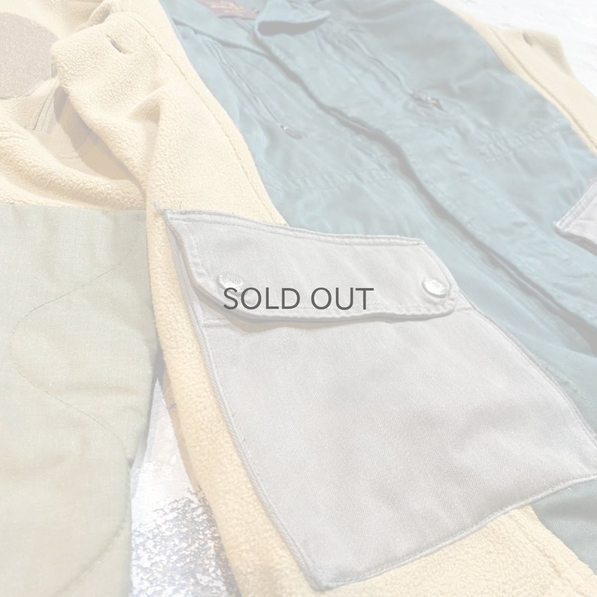 画像5: 【Wiz&Witch】"UNITED" MIX FABRIC MILITARY JACKET / OS (5)