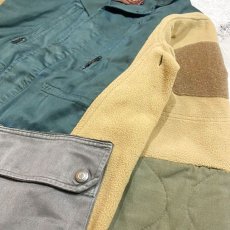 画像4: 【Wiz&Witch】"UNITED" MIX FABRIC MILITARY JACKET / OS (4)