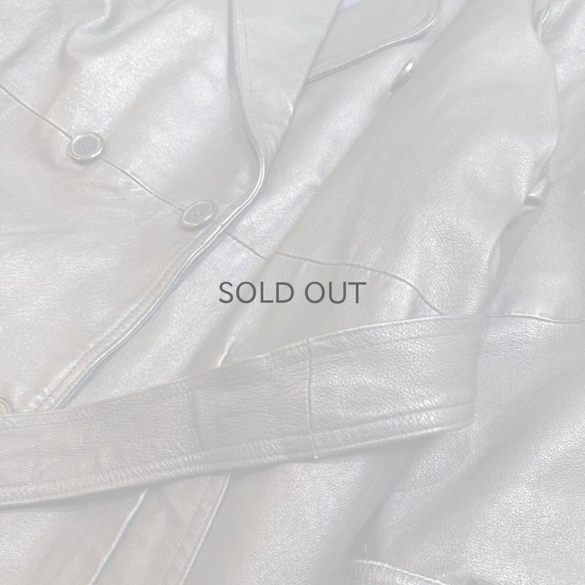 画像4: 【Wiz&Witch】"DIRTY BEAUTIFUL" DENIM DOWN LEATHER COAT / OS (4)