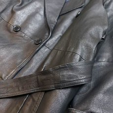 画像4: 【Wiz&Witch】"DIRTY BEAUTIFUL" DENIM DOWN LEATHER COAT / OS (4)