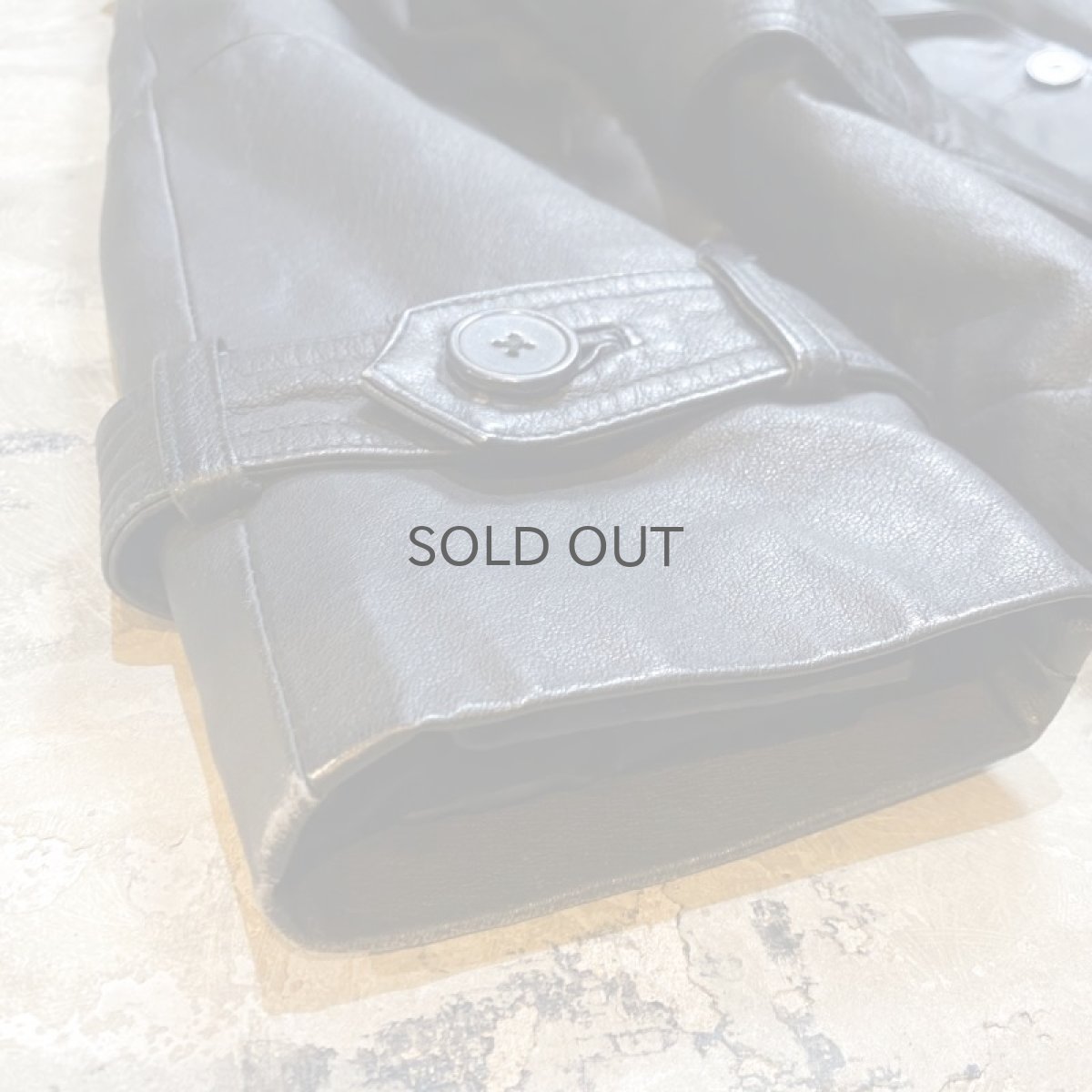 画像7: 【Wiz&Witch】"DIRTY BEAUTIFUL" DENIM DOWN LEATHER COAT / OS (7)