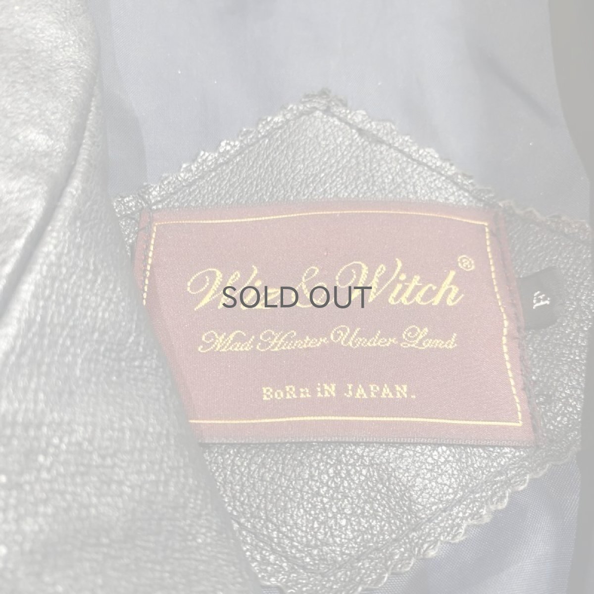 画像8: 【Wiz&Witch】"DIRTY BEAUTIFUL" DENIM DOWN LEATHER COAT / OS (8)