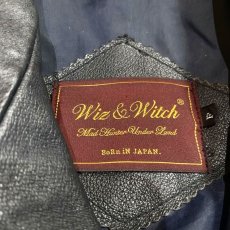 画像8: 【Wiz&Witch】"DIRTY BEAUTIFUL" DENIM DOWN LEATHER COAT / OS (8)