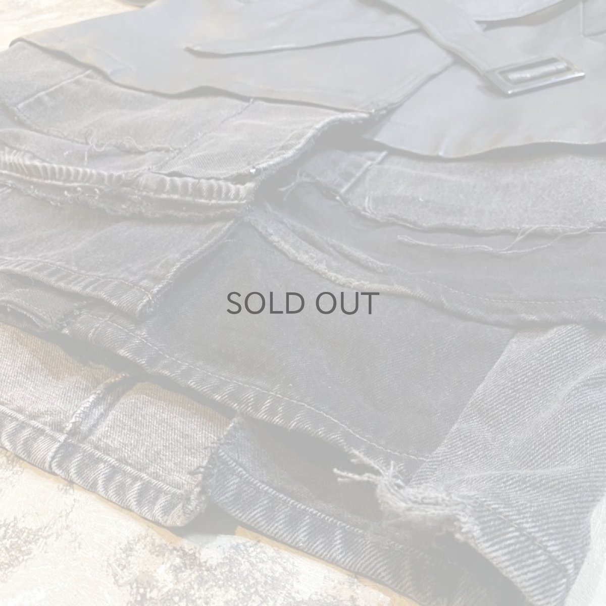 画像6: 【Wiz&Witch】"DIRTY BEAUTIFUL" DENIM DOWN LEATHER COAT / OS (6)