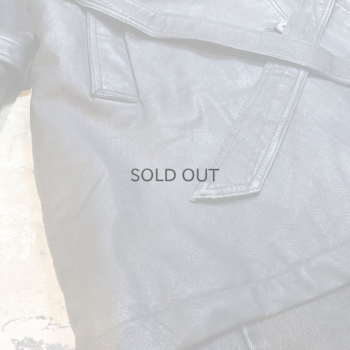 画像5: 【Wiz&Witch】"DIRTY BEAUTIFUL" DENIM DOWN LEATHER COAT / OS (5)