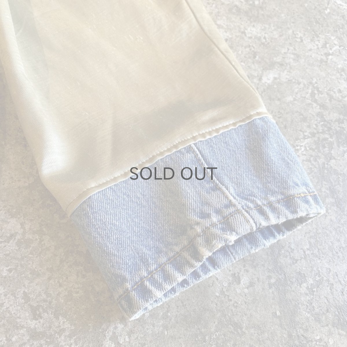 画像6: 【Wiz&Witch】"HOOK UP" DENIM SLEEVE OLD BOA LINER COAT / OS (6)