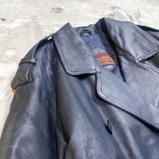 画像3: 【Wiz&Witch】"DIRTY BEAUTIFUL" DENIM DOWN LEATHER COAT / OS (3)