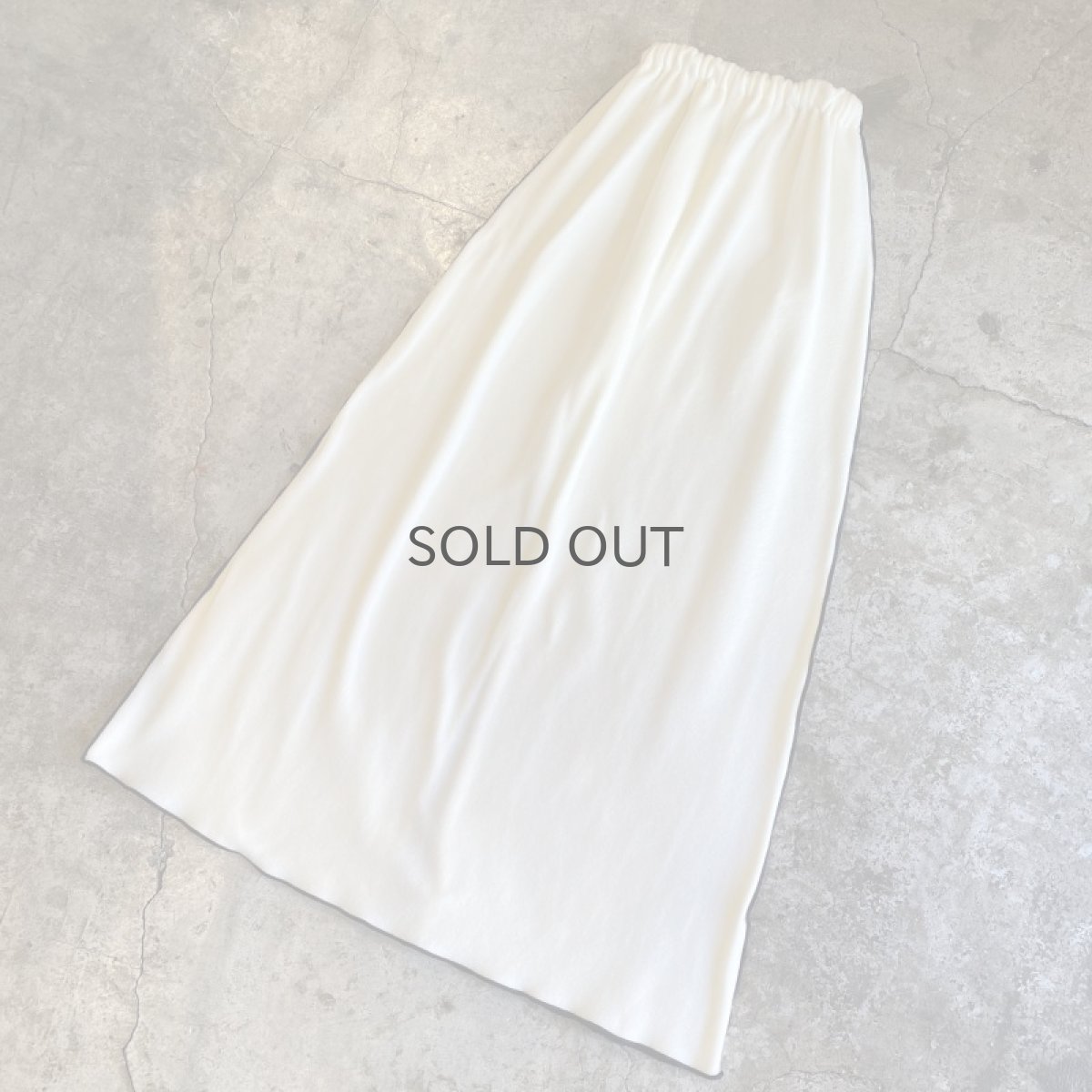 画像4: 【Wiz&Witch】"OUT STITCH" BACK SLIT FREECE LONG SKIRT / FREE (4)