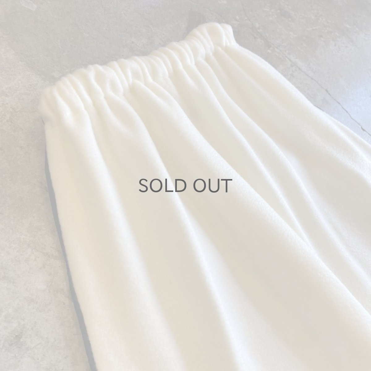 画像3: 【Wiz&Witch】"OUT STITCH" BACK SLIT FREECE LONG SKIRT / FREE (3)