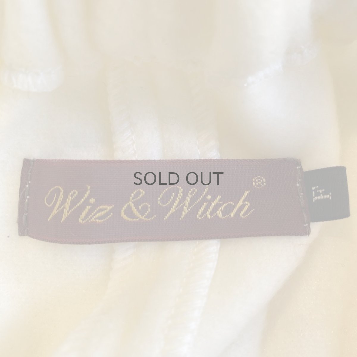 画像9: 【Wiz&Witch】"OUT STITCH" BACK SLIT FREECE LONG SKIRT / FREE (9)