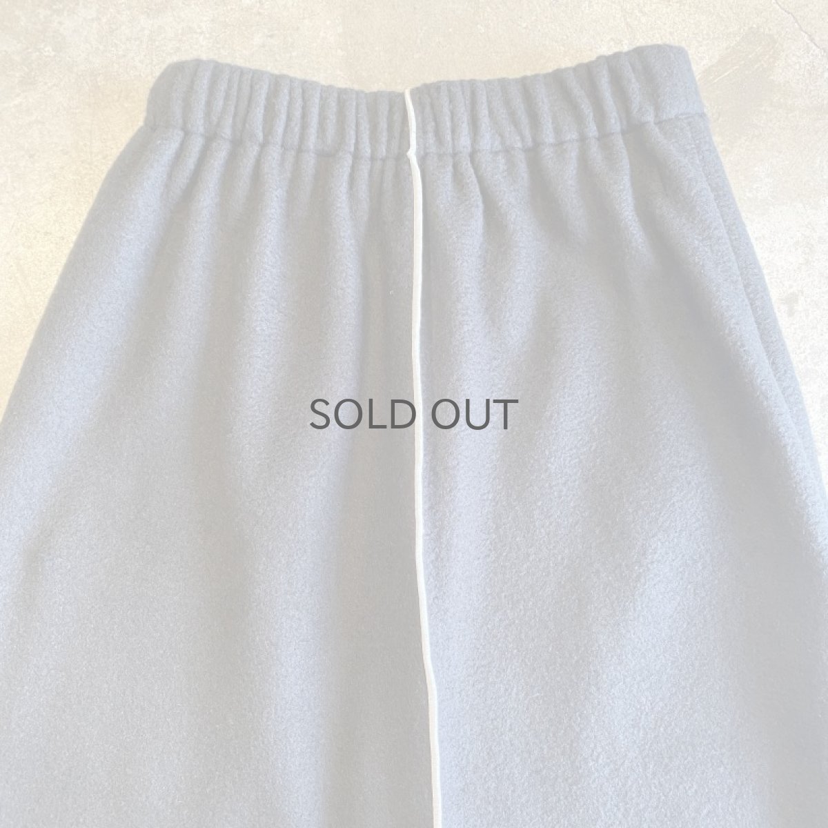 画像6: 【Wiz&Witch】"OUT STITCH" BACK SLIT FLEECE LONG SKIRT / FREE (6)