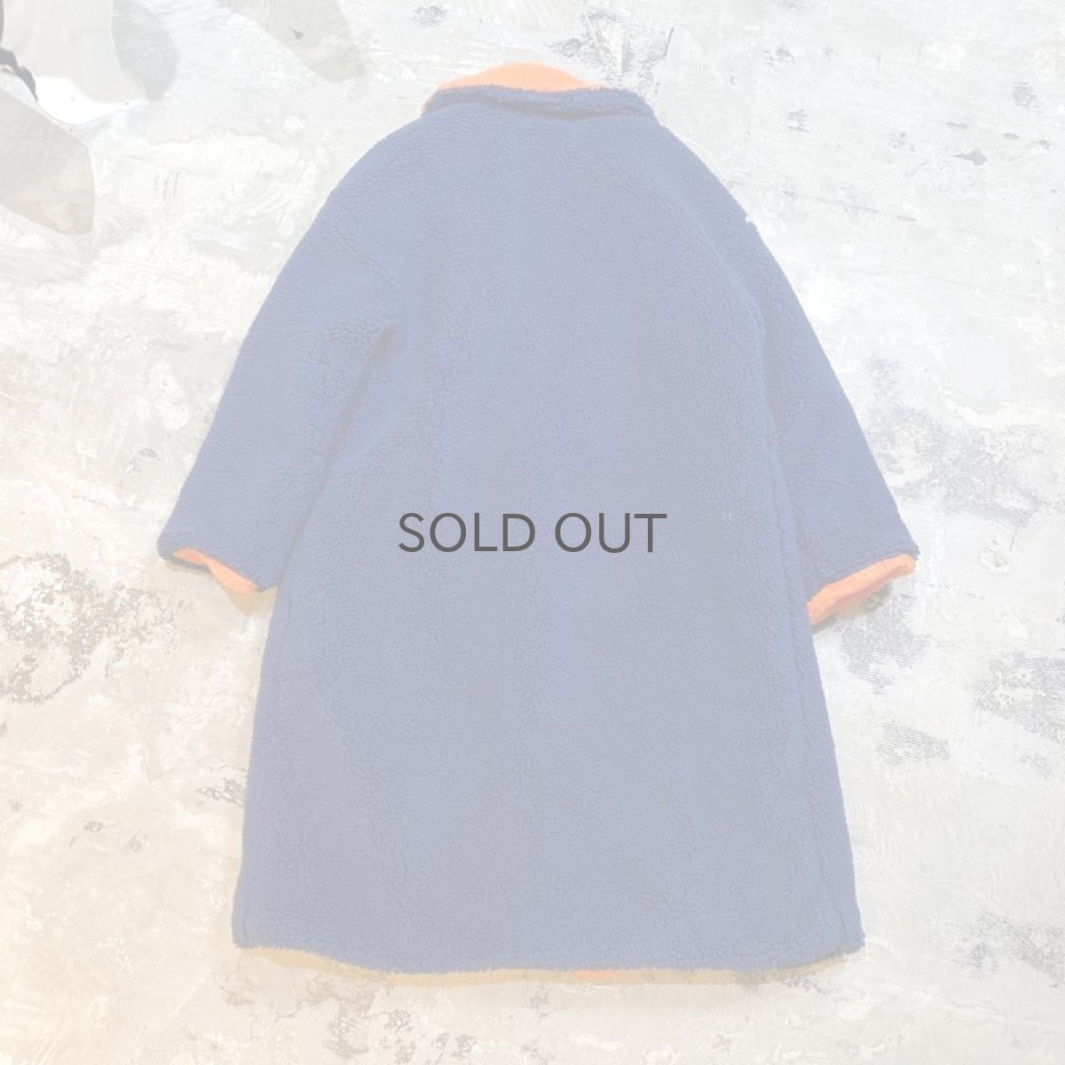 画像2: 【Wiz&Witch】BICOLOR BOA MIDDLE COAT / OS (2)