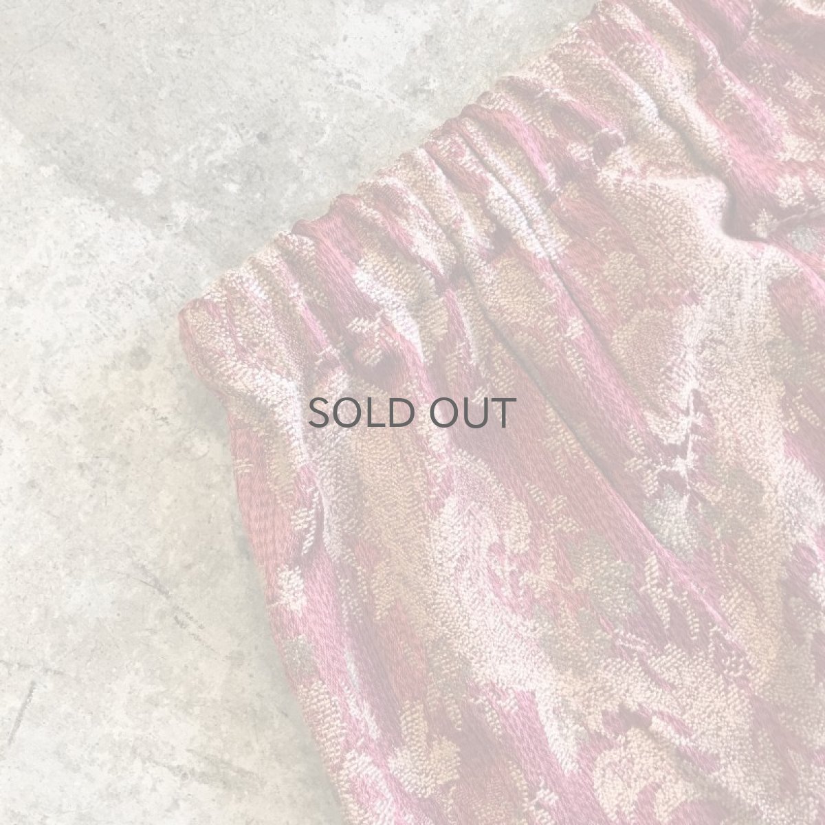 画像6: 【Wiz&Witch】"WANDERER" OLD RUG BACK SLIT LONG SKIRT / FREE (6)