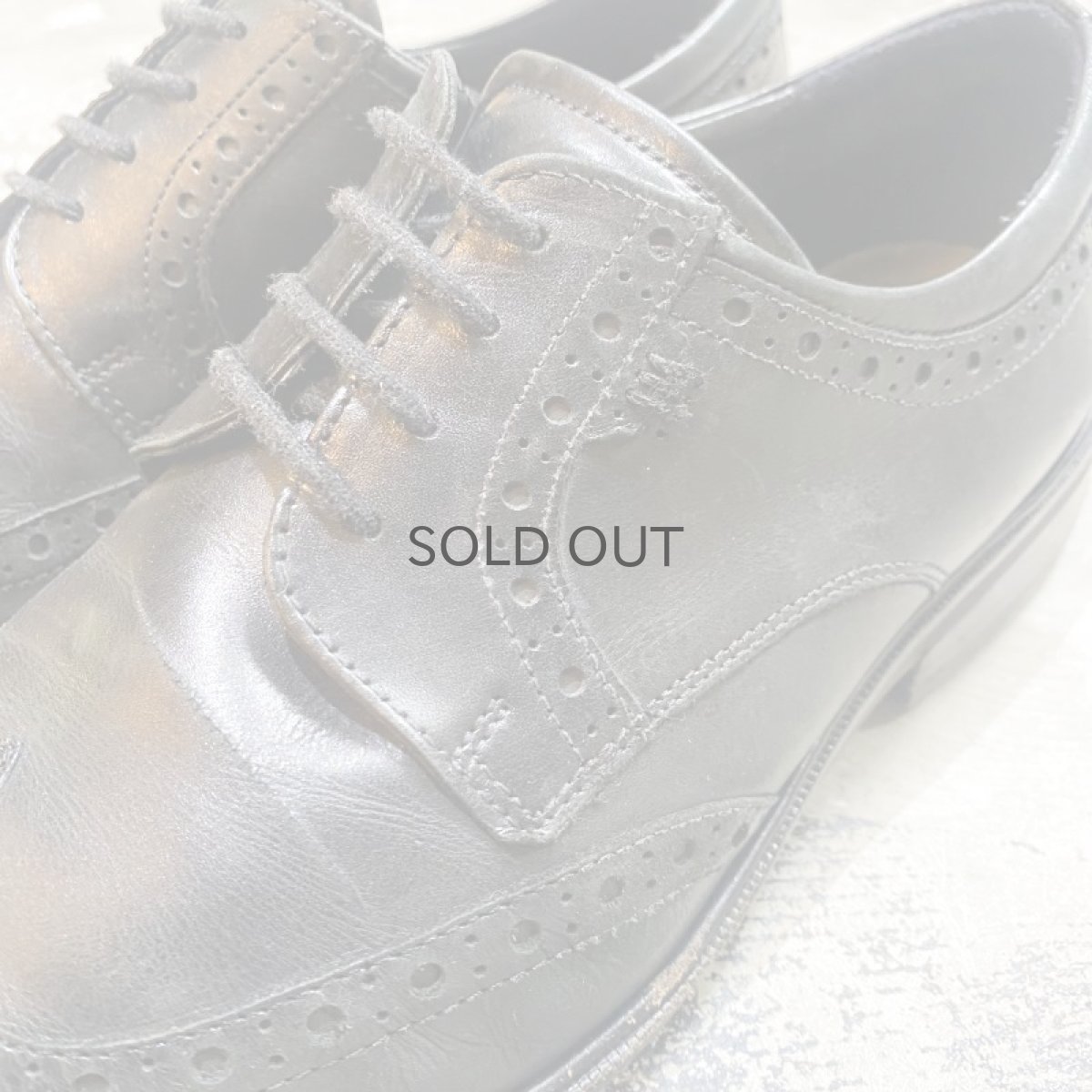 画像4: WINGTIP LEATHER DRESS SHOES / 42 (4)