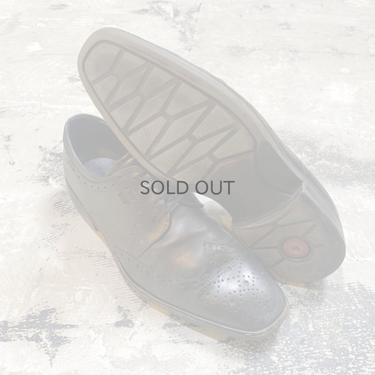 画像2: WINGTIP LEATHER DRESS SHOES / 42 (2)