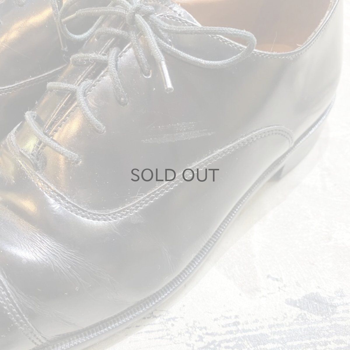 画像4: STRAIGHTTIP LEATHER DRESS SHOES / 9.5 (4)