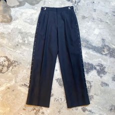 画像1: 【Wiz&Witch】"THE U.K" SIDE STUDS SLACKS PANTS / W28~34 (1)