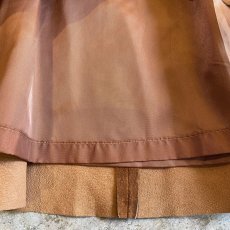 画像6: SUEDE LEATHER FLARE LONG SKIRT / W23~W30(S) (6)