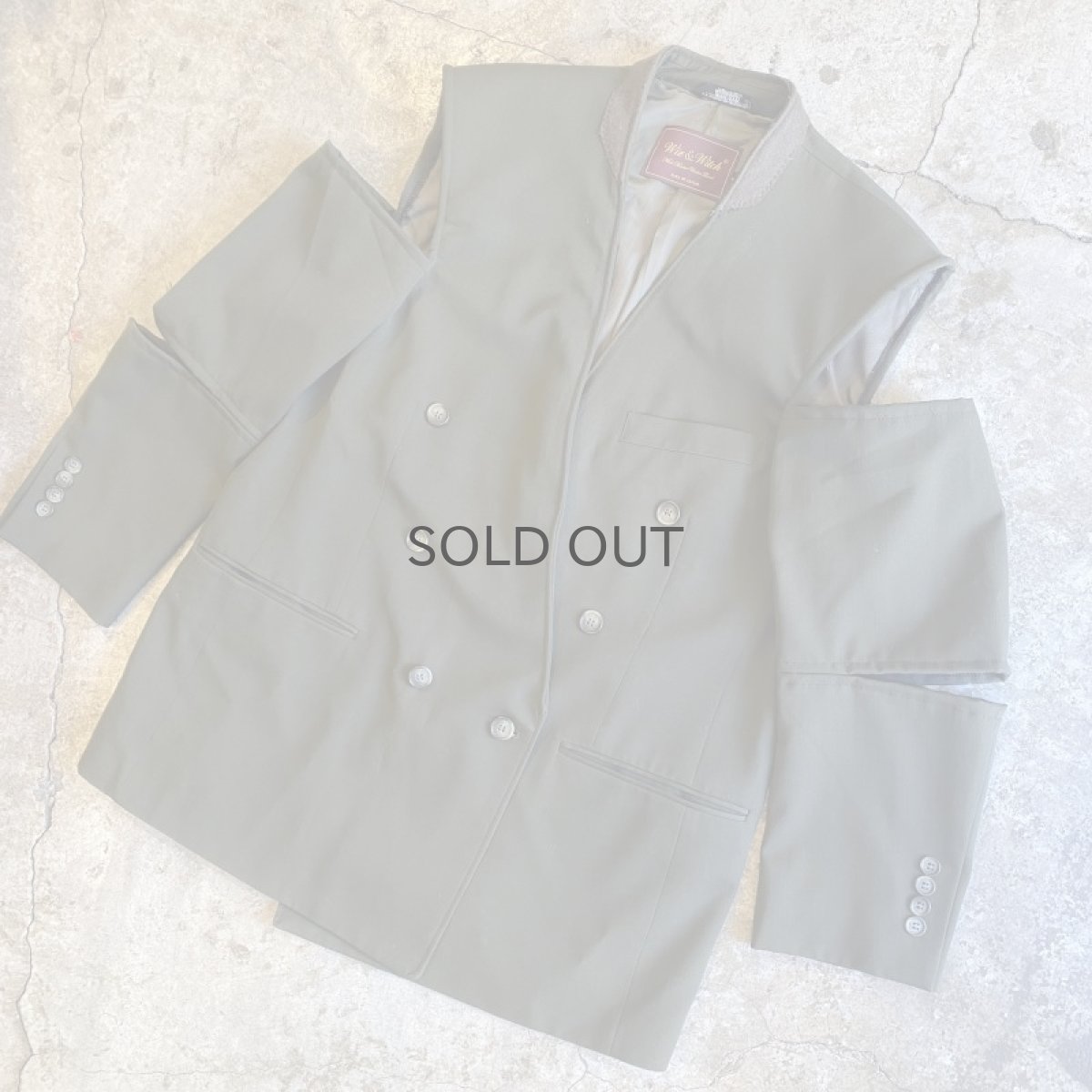 画像4: 【Wiz&Witch】"WEIRD" SHOULDER OFF TAYLOR JACKET / OS (4)