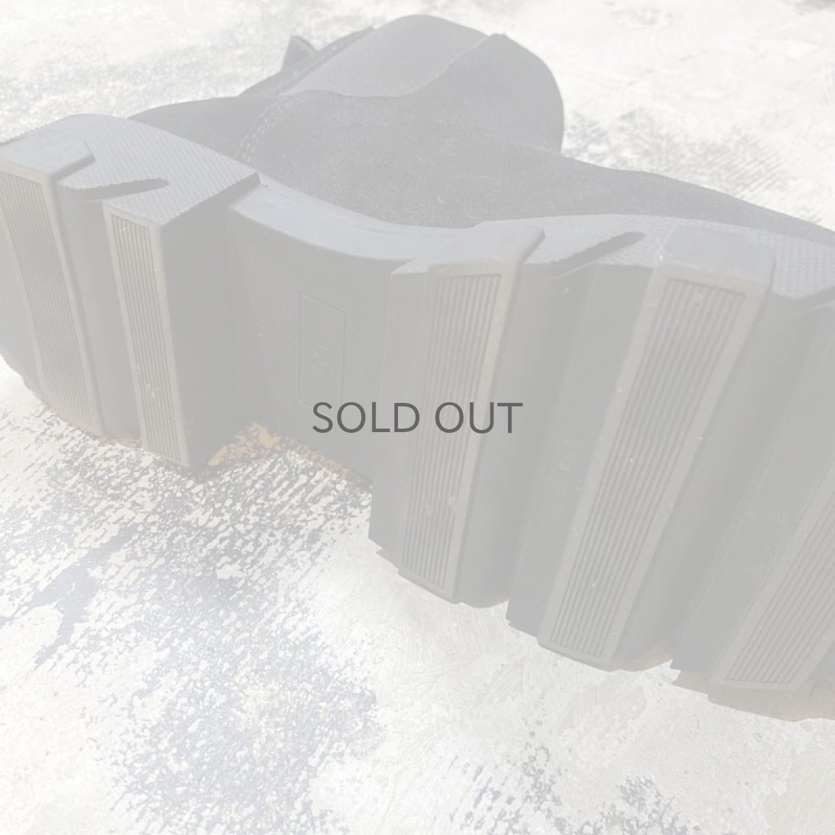 画像7: BLACK SUEDE LEATHER SIDE GORE BOOTS / US9 (7)