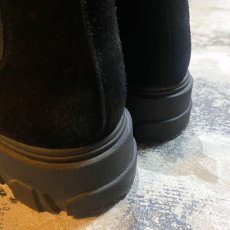 画像5: BLACK SUEDE LEATHER SIDE GORE BOOTS / US9 (5)