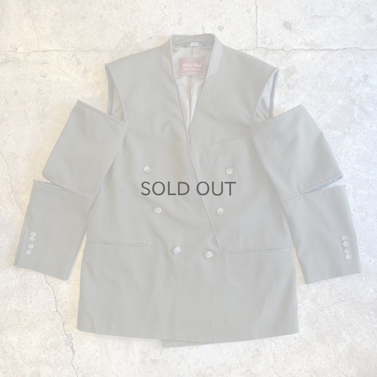 画像1: 【Wiz&Witch】"WEIRD" SHOULDER OFF TAYLOR JACKET / OS (1)