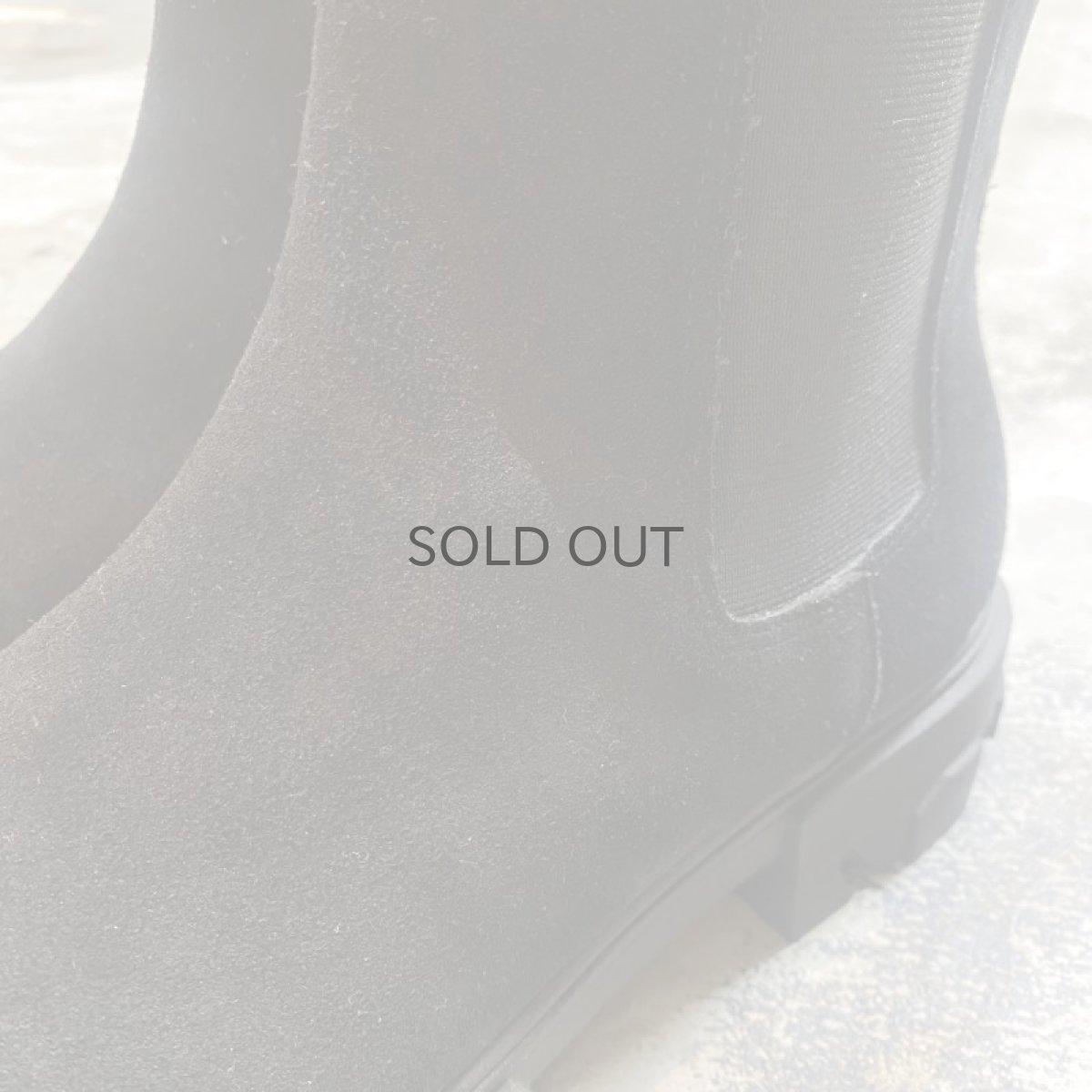 画像4: BLACK SUEDE LEATHER SIDE GORE BOOTS / US9 (4)