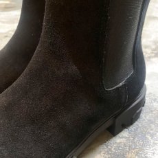 画像4: BLACK SUEDE LEATHER SIDE GORE BOOTS / US9 (4)