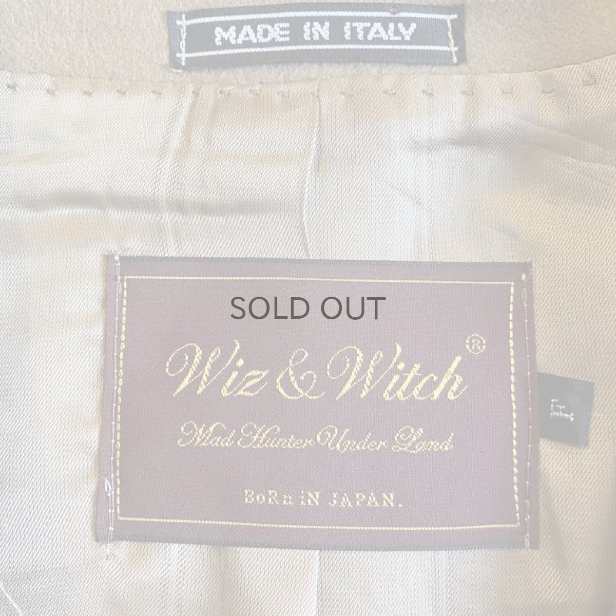 画像10: 【Wiz&Witch】"WEIRD" SHOULDER OFF DOUBLE TAYLOR JACKET / OS (10)