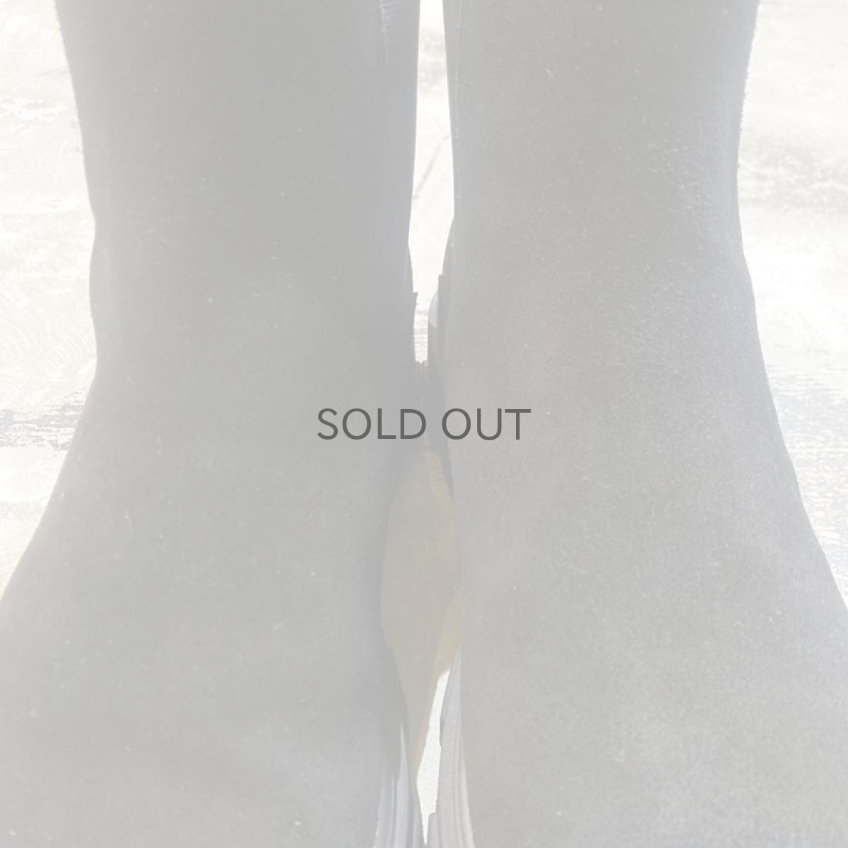 画像6: BLACK SUEDE LEATHER SIDE GORE BOOTS / US9 (6)