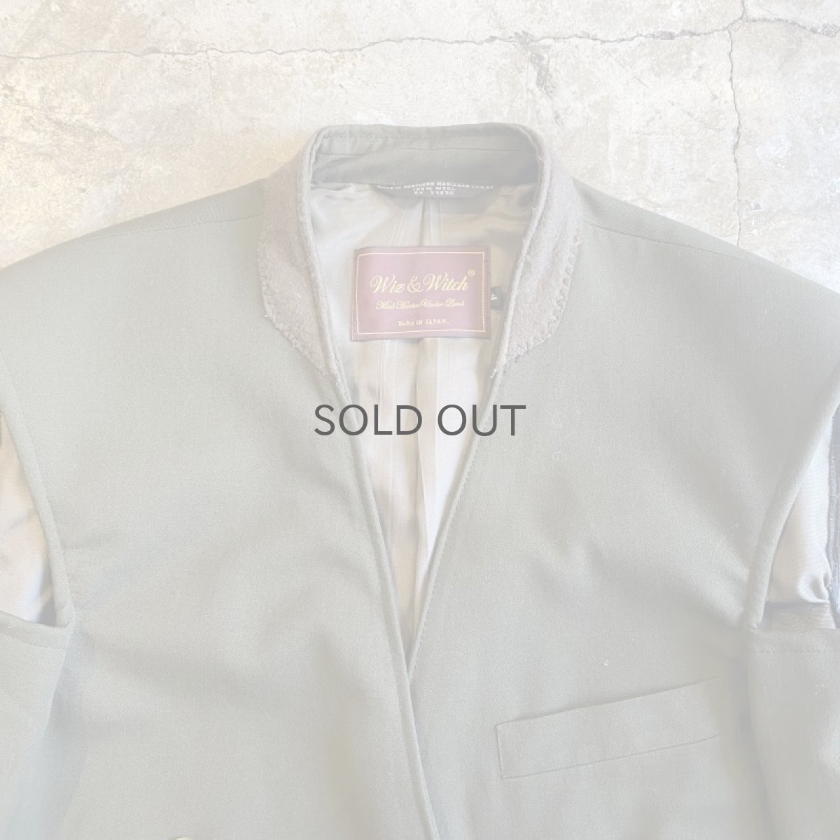 画像7: 【Wiz&Witch】"WEIRD" SHOULDER OFF TAYLOR JACKET / OS (7)