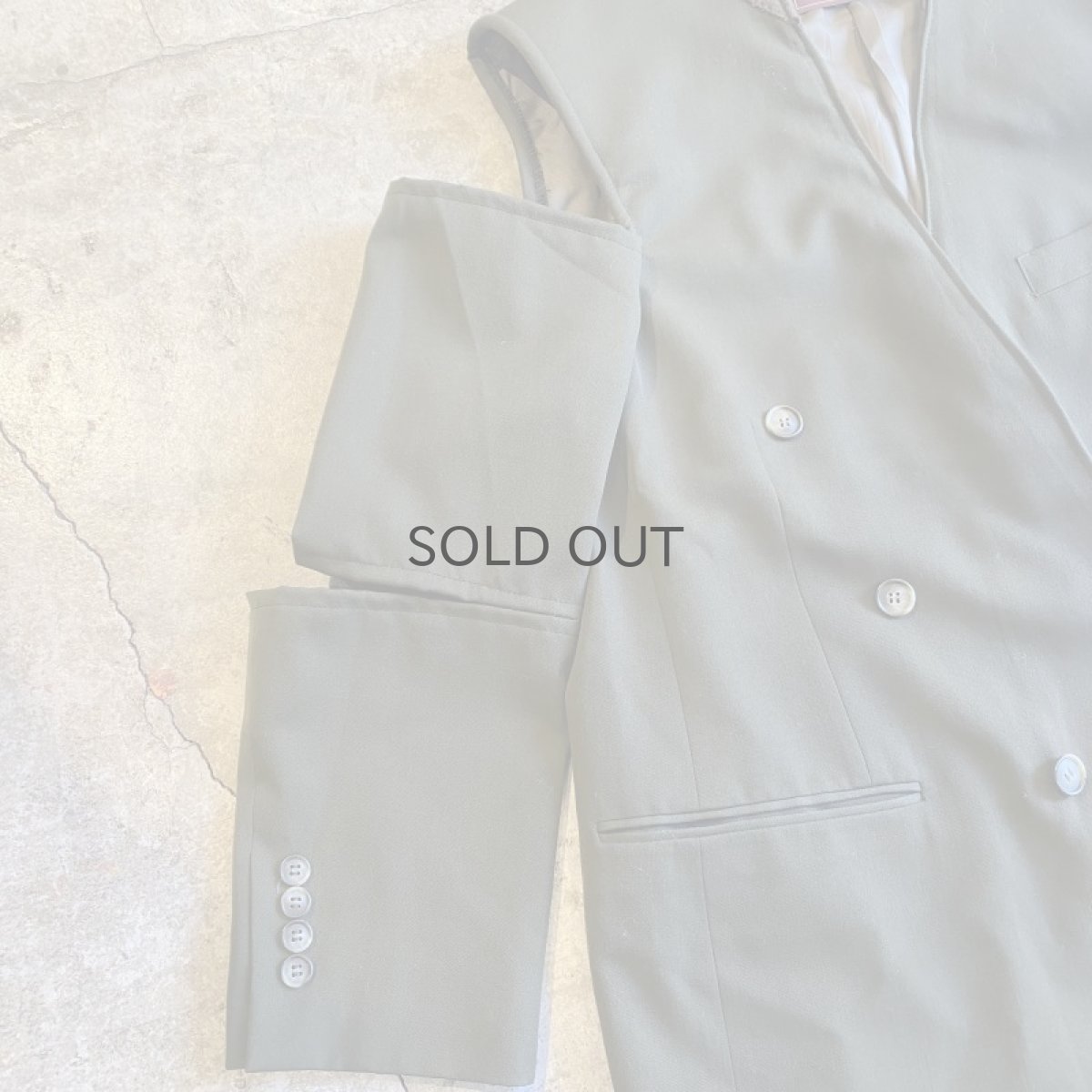 画像5: 【Wiz&Witch】"WEIRD" SHOULDER OFF TAYLOR JACKET / OS (5)