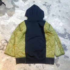 画像2: 【Wiz&Witch】"UNITED" MIX FABRIC SWEAT PARKA / OS (2)