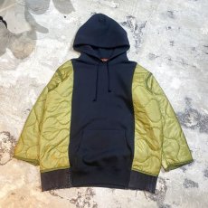 画像1: 【Wiz&Witch】"UNITED" MIX FABRIC SWEAT PARKA / OS (1)