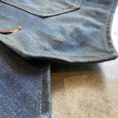 画像8: 【WRANGLER】DENIM DESIGN BOA VEST / Ladies S / MADE IN USA (8)