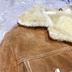 画像3: OLD SUEDE LEATHER LINING BOA JACKET / Mens M~L (3)