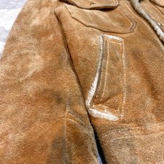 画像5: OLD SUEDE LEATHER LINING BOA JACKET / Mens M~L (5)