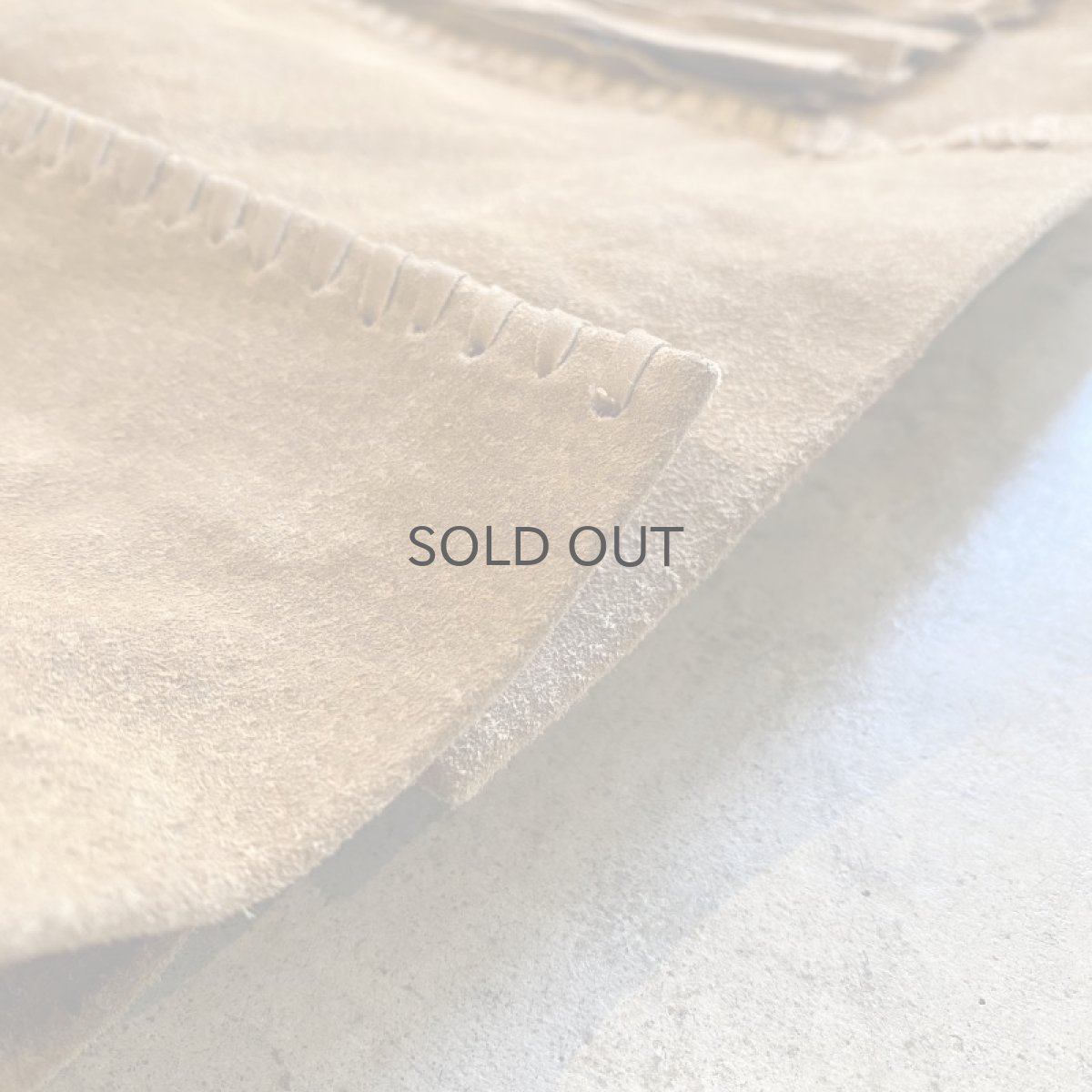 画像8: OLD FRINGE DESIGN SUEDE JACKET / Ladies M  (8)