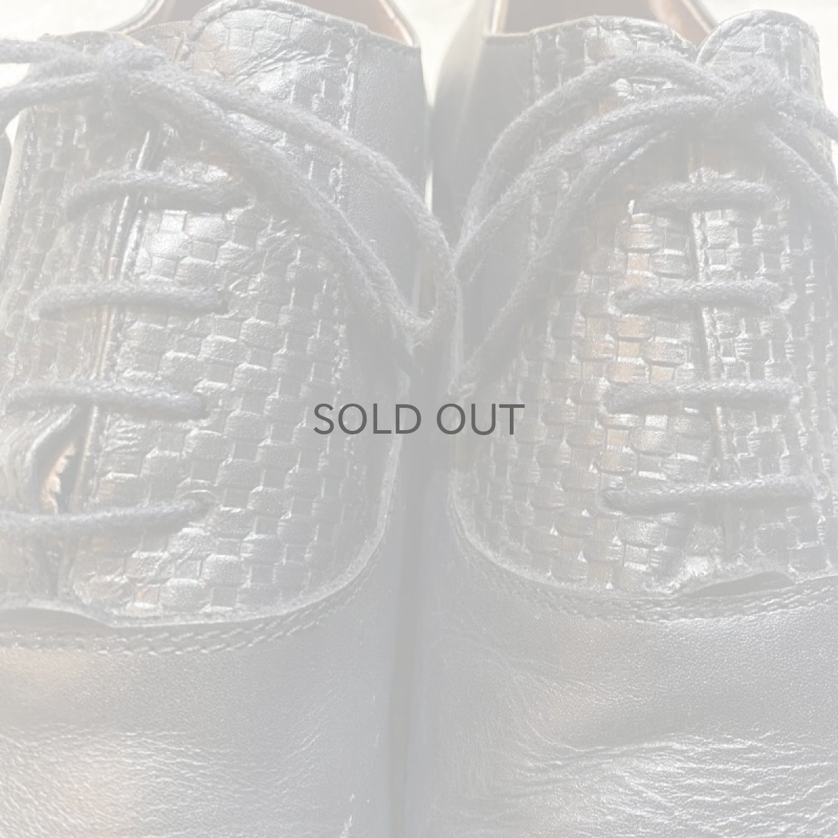 画像6: UPPER WOVEN LEATHER DRESS SHOES / 27cm (6)